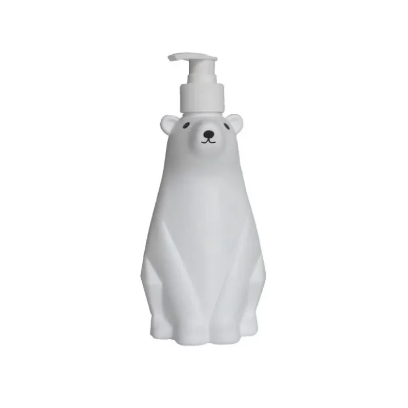 Soap Dispenser Cute Polar Bear Laundry Detergent Hand Soap Refill Bottle Shampoo Shower Gel Replacement Bottle Foam Container