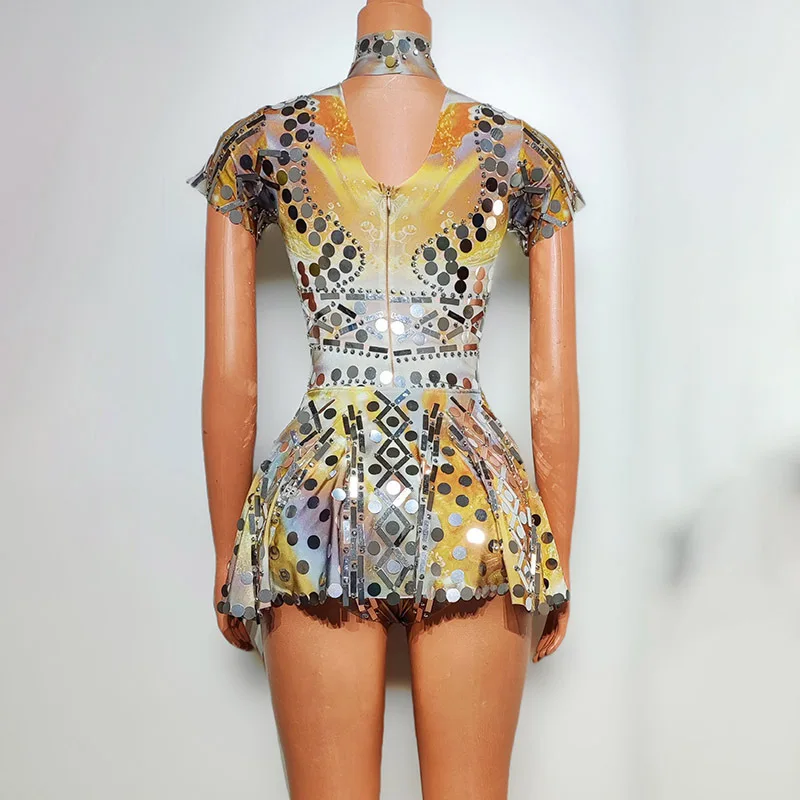 의상 나이트 클럽 바 전체 다이아몬드 드레스 가수 모델 워크 쇼 파티 생일 파티 이브닝 ​​드레스 Vestidos Para Festas Luxuosas