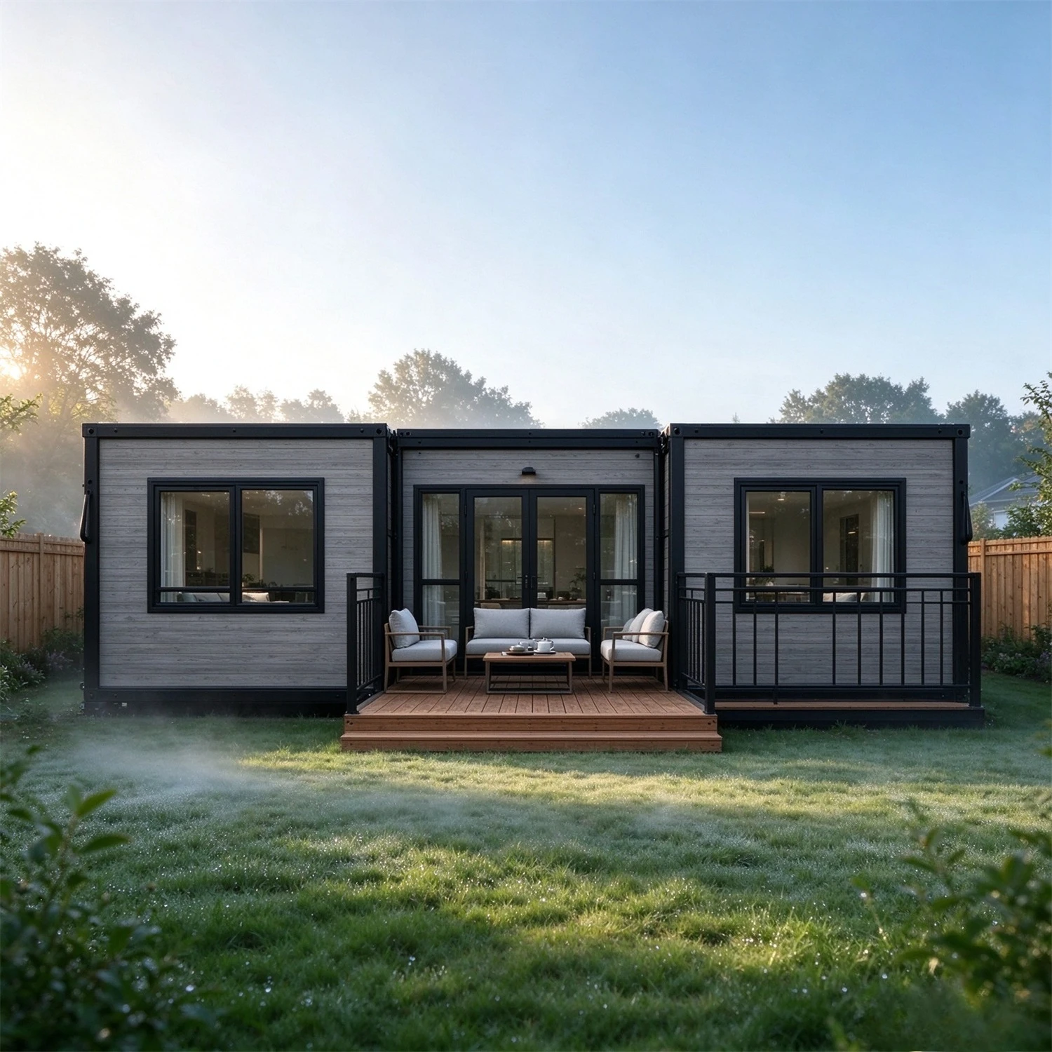 Luxury Expandable Container House Portable Modular Homes Detachable Container House Fabricated Home Warehouse Barn Sheds Storage
