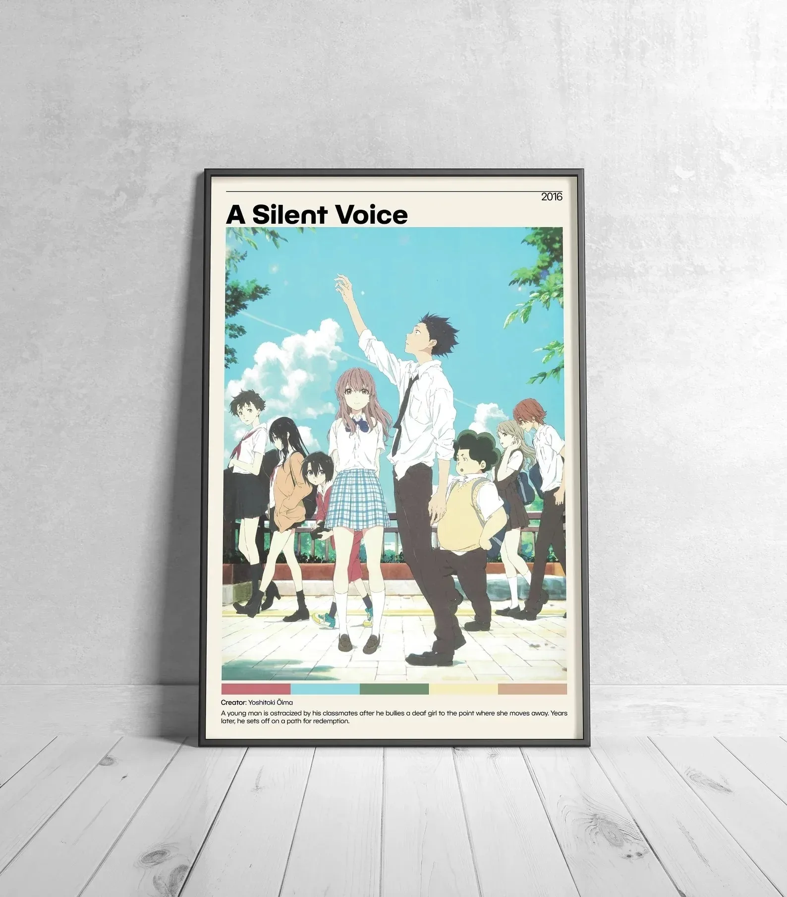 Classic Anime Details Given Poster Nordic A Silent Voice Kakegurui Your Name Wall Art Aesthetic Kawaii Room Decor Canvas