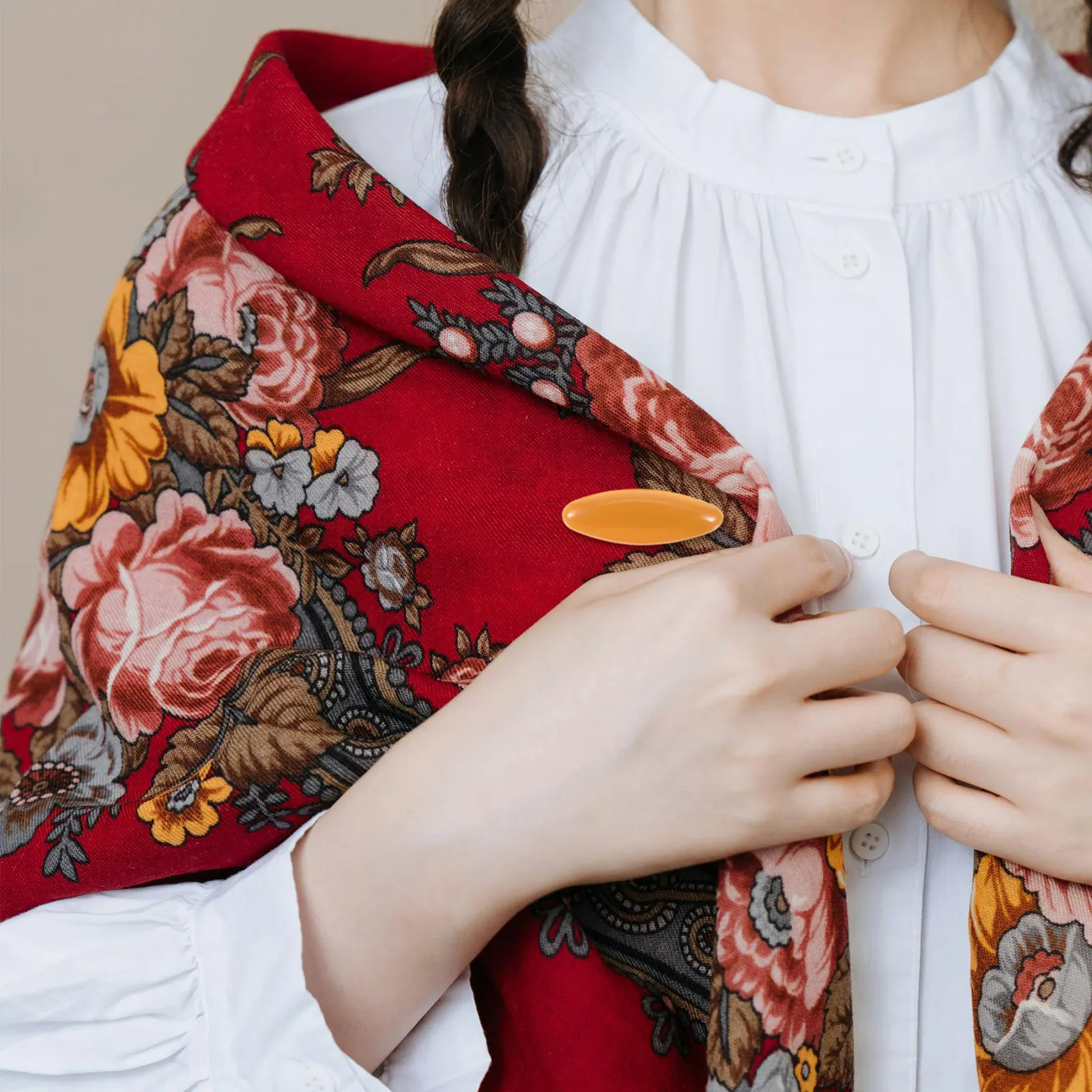 

40Pcs Colorful Headscarf Pins Plastic Metal Hijab Clip for Women Scarf Shawl Sweater Cardigan Dress Brooch Pin Versatile Secure