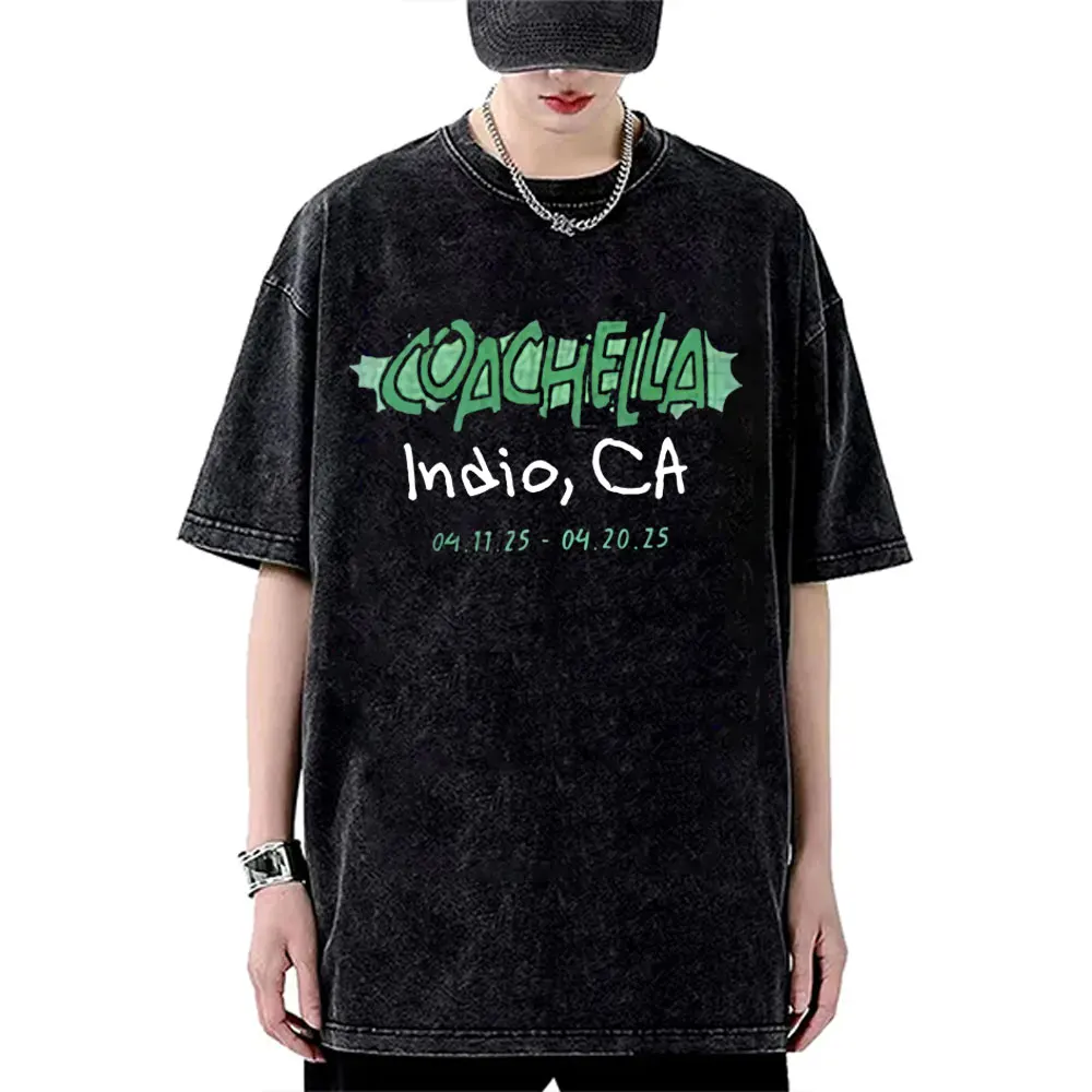 

Limited Punk Band Green Day Asia Australia 2025 Washed Vintage T-shirt Men Women Clothing Fashion Gothic Rock Oversized T Shirts