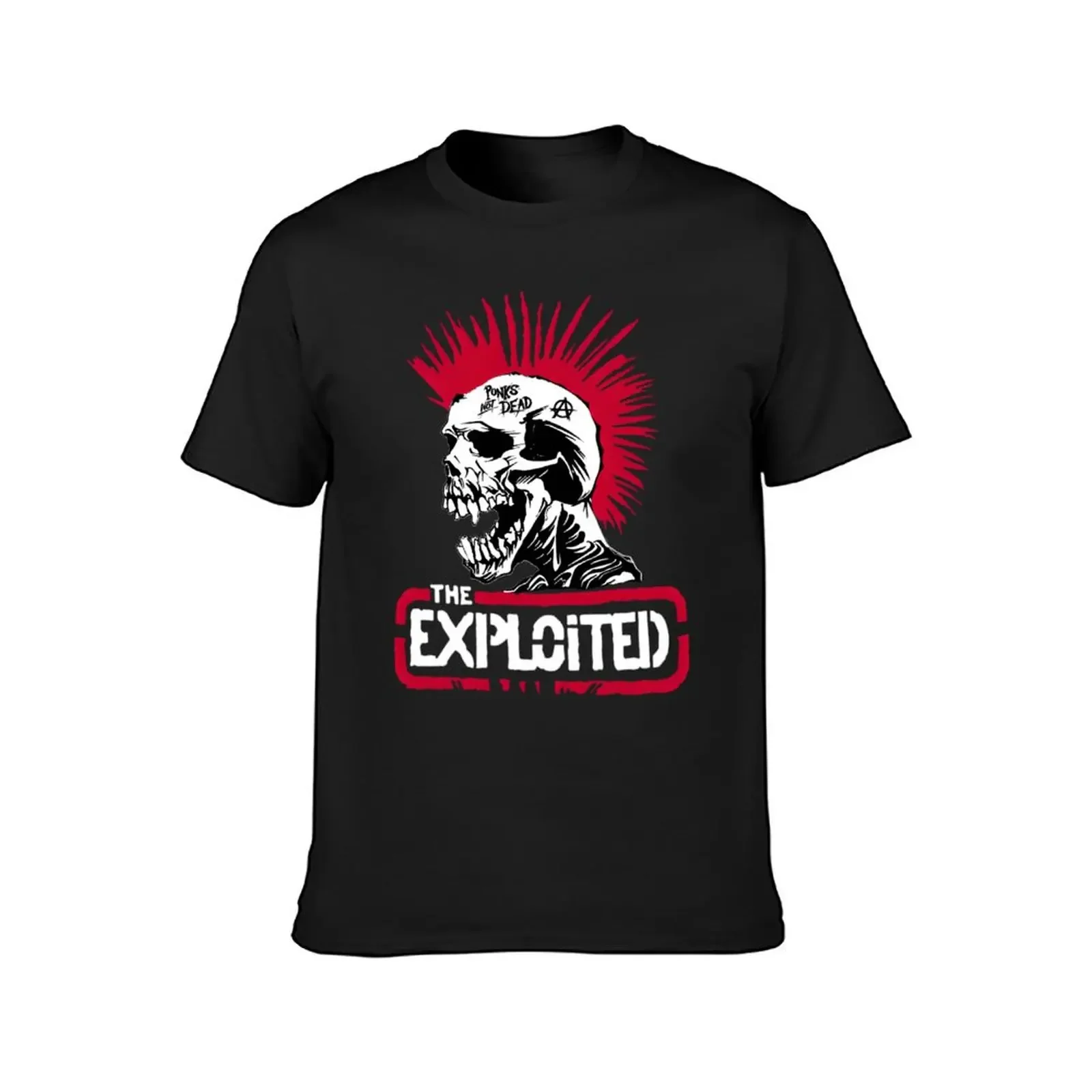 The Exploited - The Exploited Punks Not Dead T-Shirt cheap stuff oversized graphic tee street wear graphics mens plain t shirts