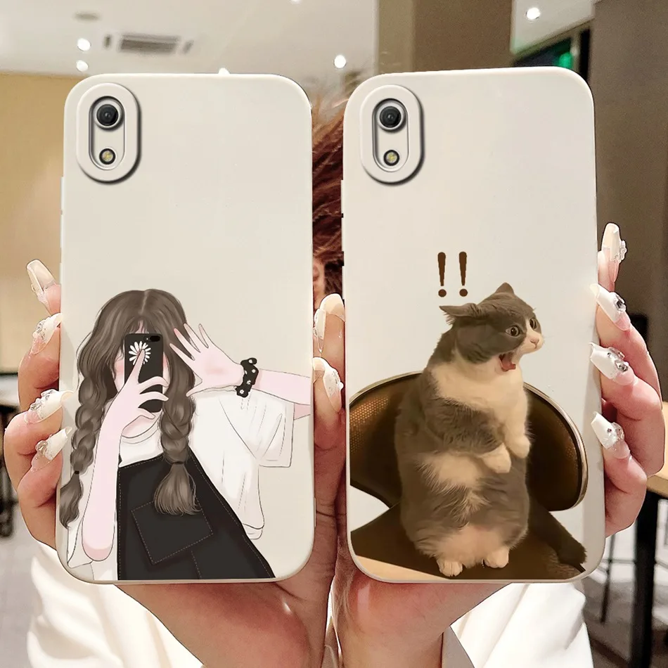 Shockproof Case For Huawei Y6 Pro 2019 Y 6 Y6 Prime (2019) MRD-LX1 LX2 LX3 Cute Rabbit Cat Cartoon Soft Silicone Phone Cases