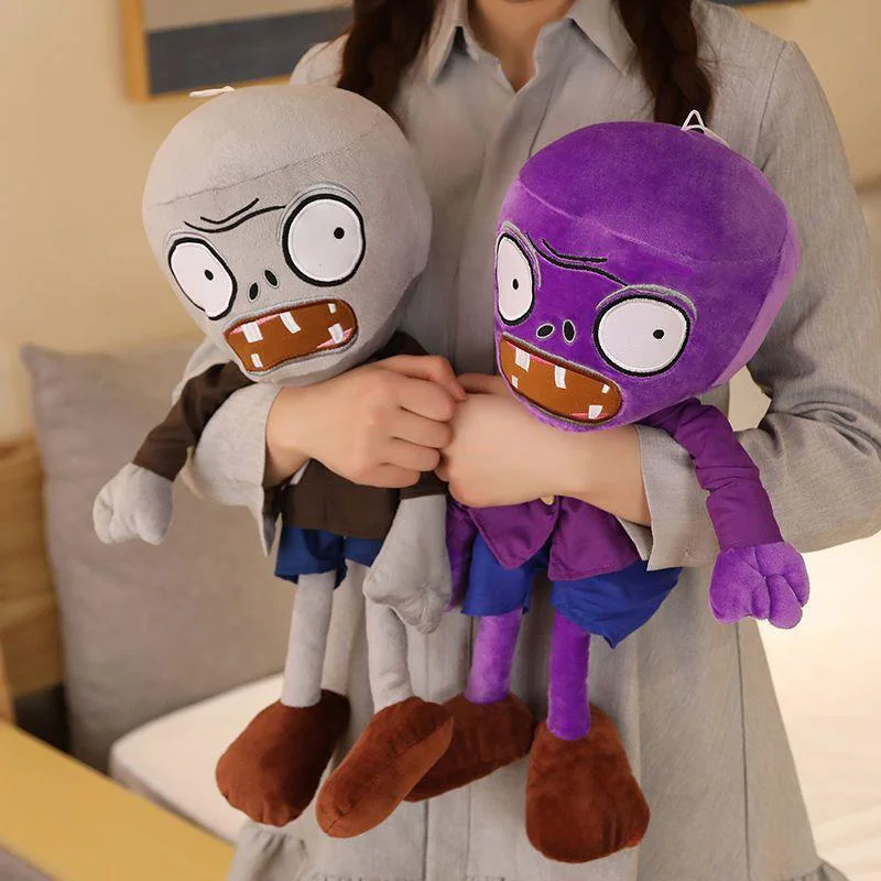 Planta de 15-20cm con juguete de peluche Zombie 30cm PVZ sombrero gigante pato pirata Zombie muñeco de peluche juguete de peluche regalo de cumpleaños de Navidad para niños