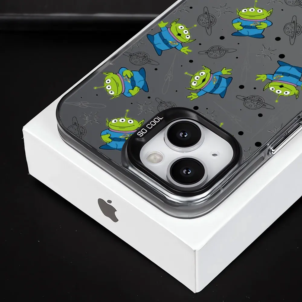 Disneys Toys Storys Aliens Telefoonhoesje Voor Apple Iphone 15 Pro Max 14 Pro 13 12 11 Pro Max 14 Plus Schokbestendige Mobiele Hoes