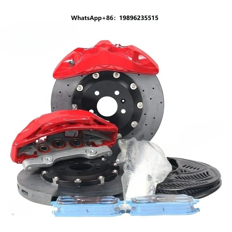 Original Rennbrems-System Autoteil Bremsscheibe Carbon-Keramik 6-Kolben 18 Zoll Scheibe 355mm - 380mm