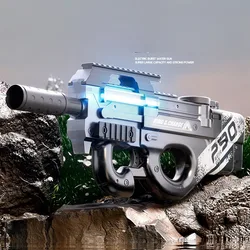 2024 Nowy elektryczny pistolet na wodę Cool Light P90 AUG Ultra Large Capacity Continuous Firing dla dzieci Letni pistolet na wodę do zabawek