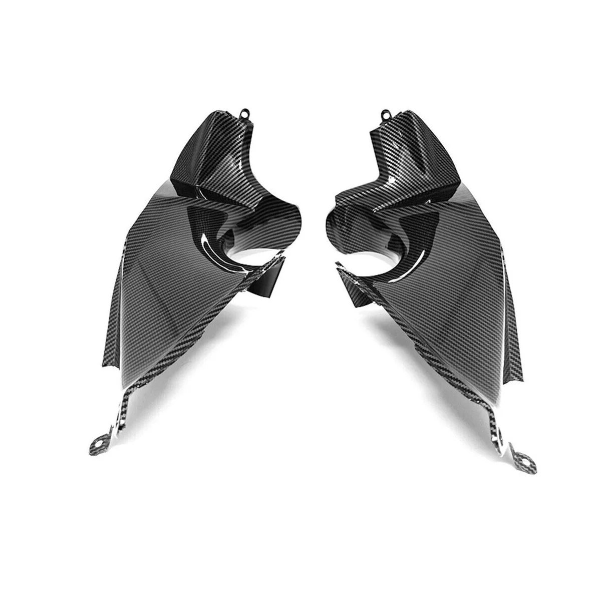 Motorcycle Fairing Ram Air Tube Duct Intake Cover Case for Kawasaki ZX12R ZX-12R 2002-2005