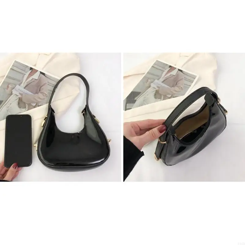 

340D Transparent Clear Jelly Underarm Bag Shoulder Bag for Women Luxury Purses and Handbags Sactchel Bag