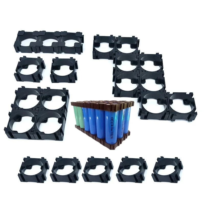 【Y】100Pcs Plastic Battery Pack Bracket 18650 Lithium Battery Holder Cell Battery Stand Cell Spacer For DIY Fixed Batteries