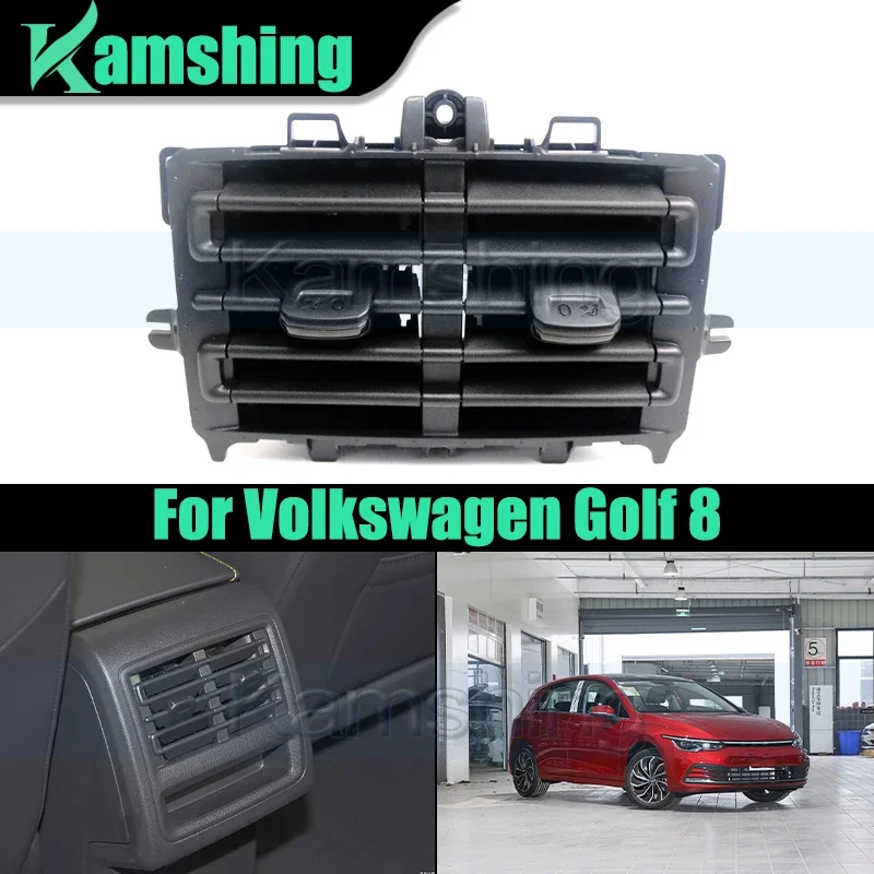 Car Rear Air Conditioner Outlet For Volkswagen Golf 8 Rear Air Conditioning Outlet Vent A/C Vent