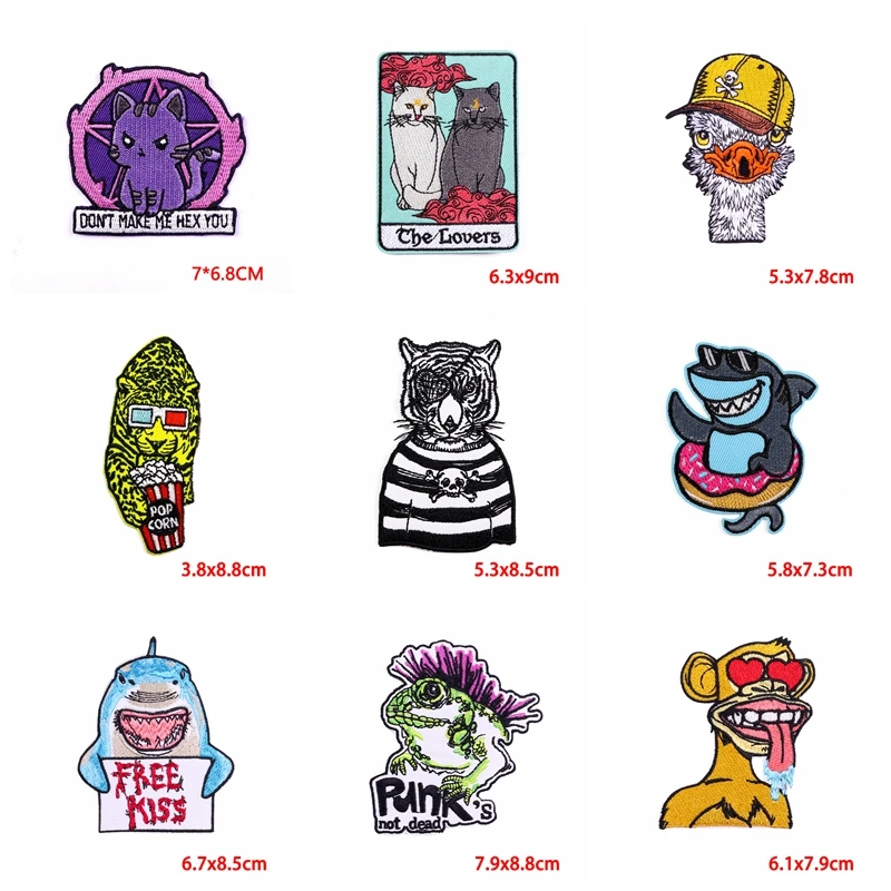 Parche bordado MOLLE de oso y dinosaurio – Ropa táctica DIY - imagen 4