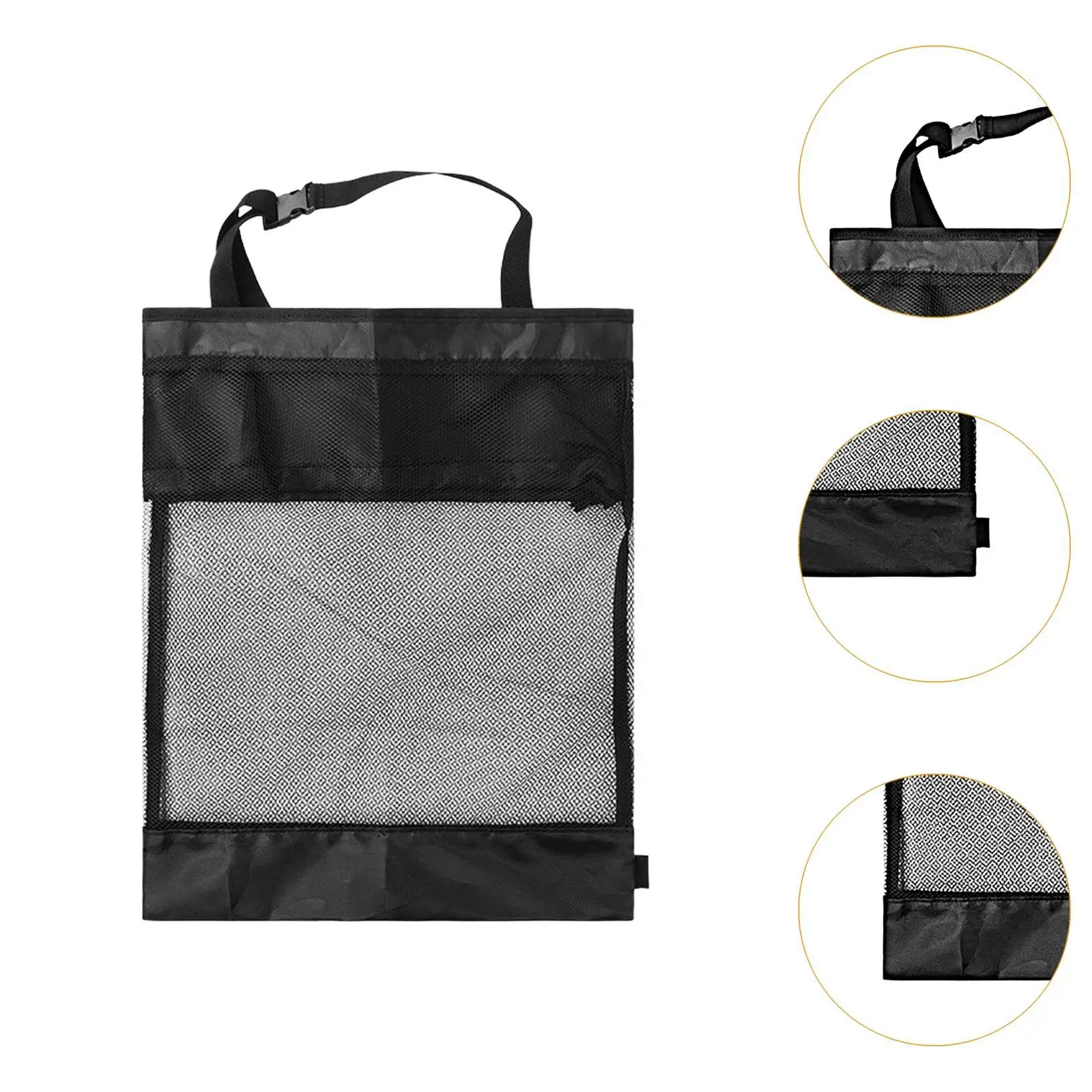 Golf Push Cart Storage Bag,Mesh Organizer,Umbrella Shoes Holder Net Mesh Basket for Outside