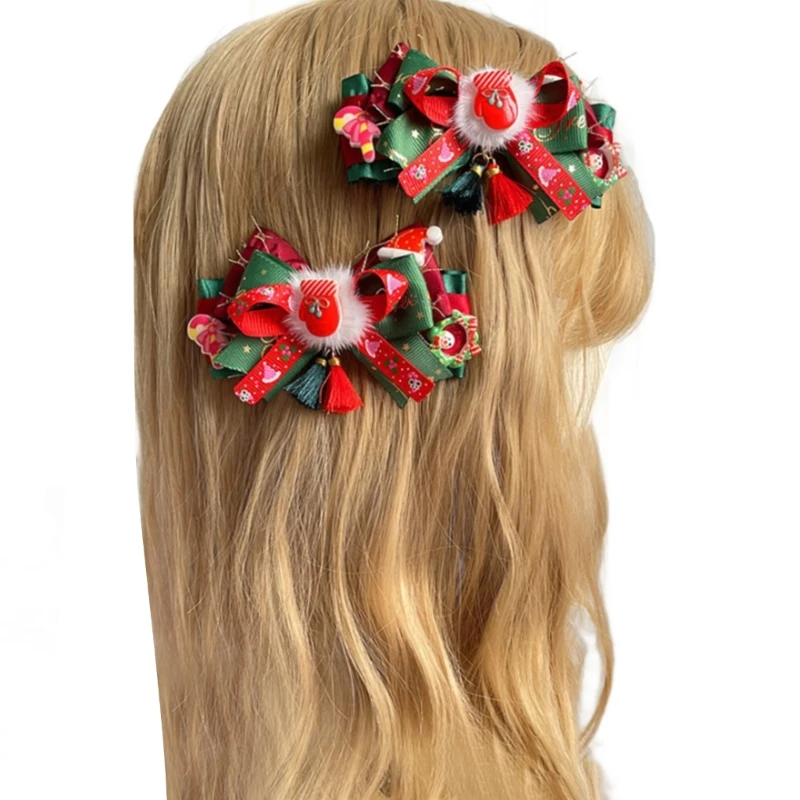 Lovely Christmas Lolitas Hair Clip Hat with Deer Horns Hair Accessories