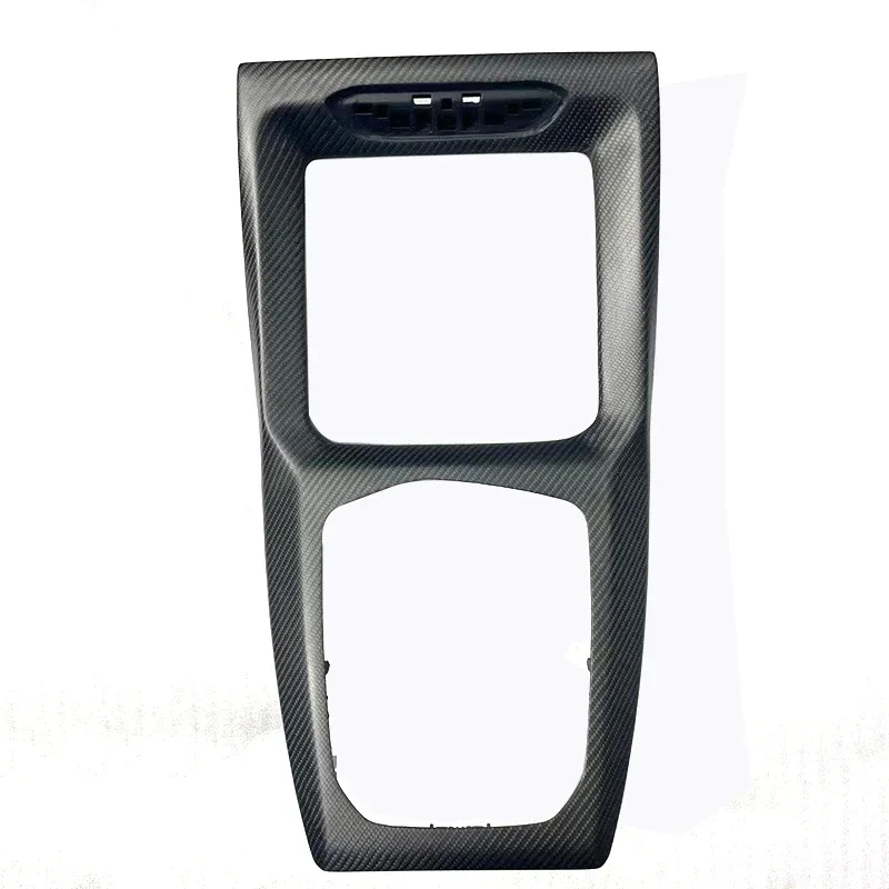 Matte black Carbon fiber Central control gear shift decorative panel Automotive interior For X3 G01 X4 G02 F97 X3M F98 X4M