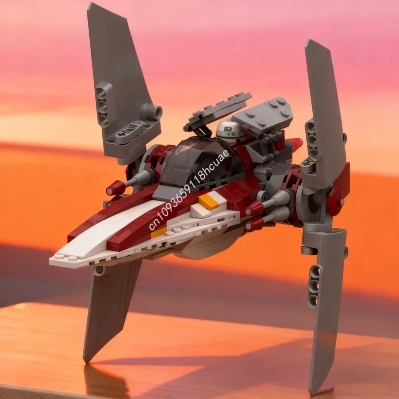 

341pcs MOC V Wing Starfighter Star Battle Model Building toys blocks Architecture DIY Christmas gifts idea Education Birthday