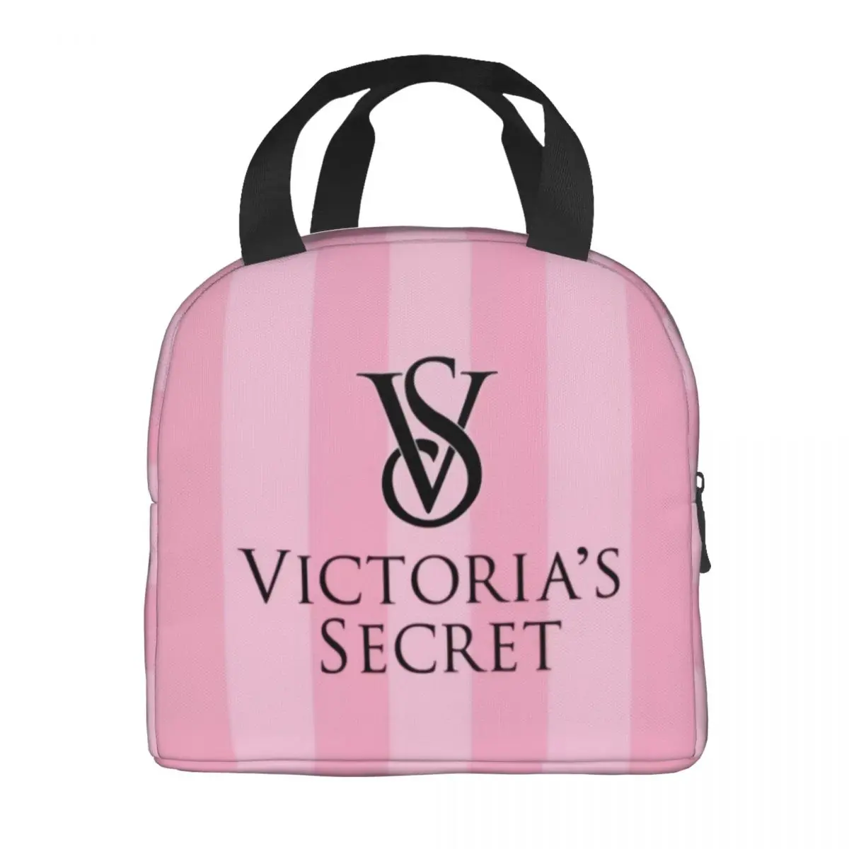 Pink-Victoria-S-Love-Secret Insulated Lunch Bags Thermal Bag Reusable Leakproof Tote Lunch Box Food Storage Bags School Outdoor