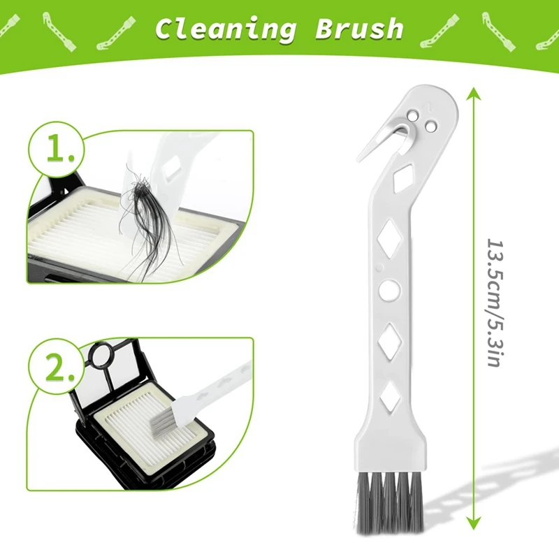 Replacement Roller Brush HEPA Filters For Bissell 1866 1868 1926 1785 Crosswave Wet & Dry Vacuum Cleaner Accessories