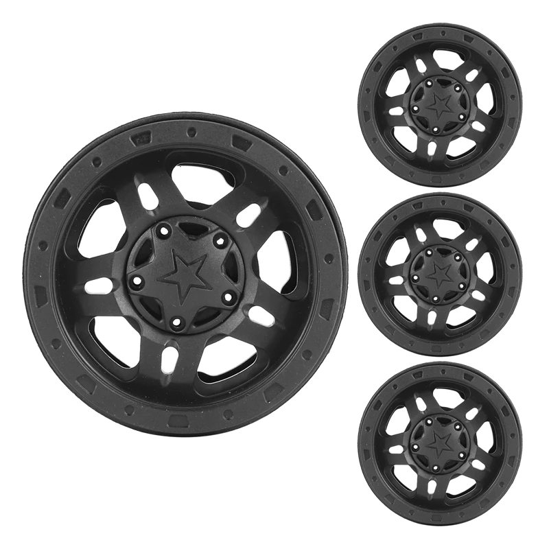 4 SZTUK Plastikowe felgi Beadlock 2.2 do gąsienic 1/10 RC Axial SCX10 Wraith Capra RR10 Traxxas TRX4 D90