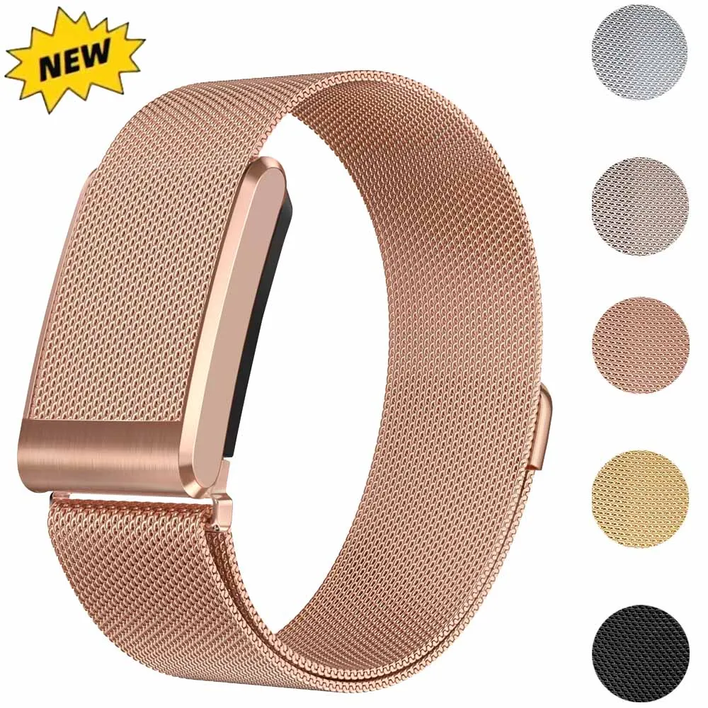 Milanese Metall-Armband für WHOOP 5.0 MG mit Magnetverschluss, Komfortables Sport-Armband für WHOOP 5.0, Verstellbares Band Correa