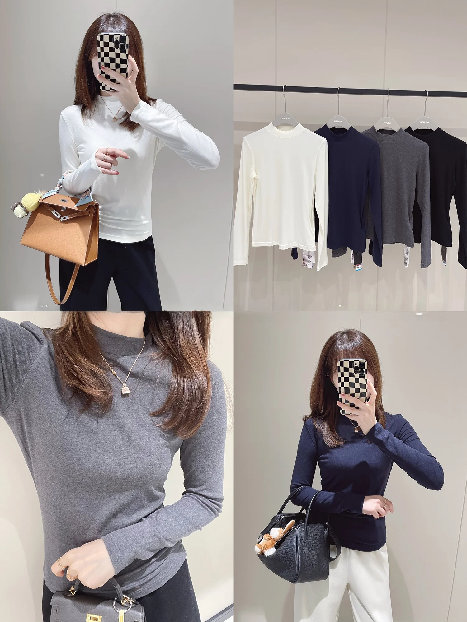 

Мягкая эластичная длинная све с высоким воротником, осенне-зимняя женская повседневная термофутболка со стойкой, приятная для кожи