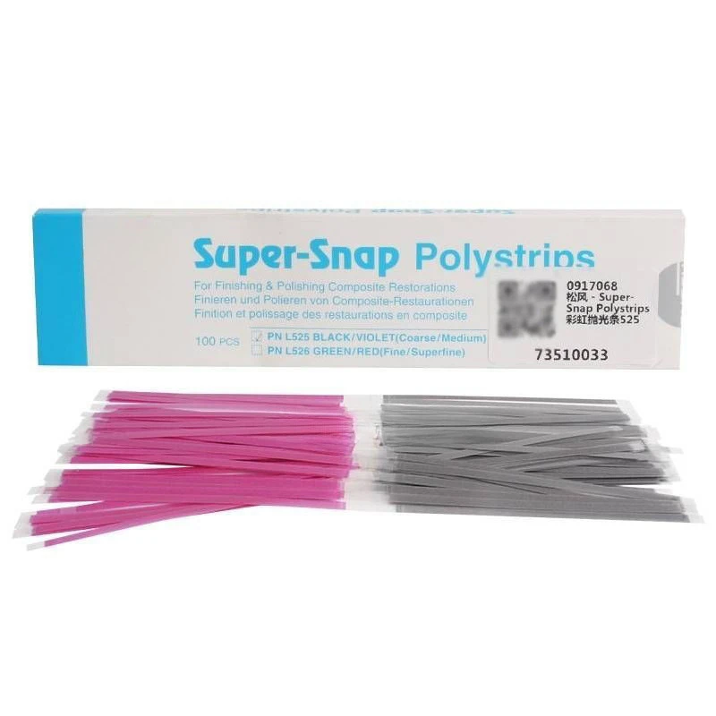 Dentistry 100Pcs Song Feng Polishing Bar Colorful Orthodontics Material for Oral Cavity Repair Nursing Lab Tools Disposable