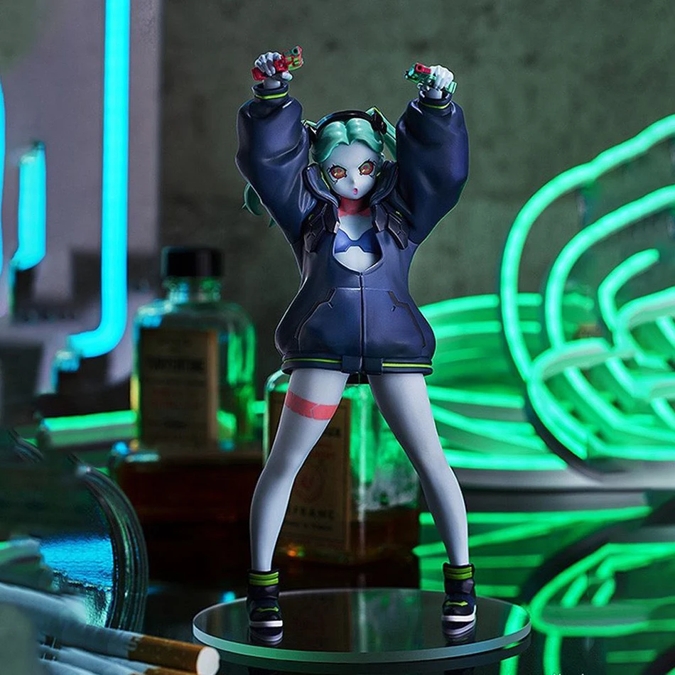 Gioco Anime Cyberpunk Rebecca Figura David Martinez Aciton Figura Modello in piedi Bambola giocattolo Collezione Lucy Decorazione desktop Regalo
