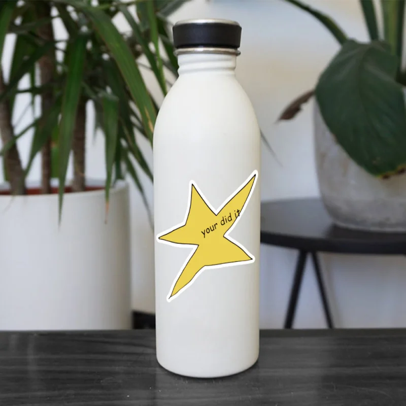 1 قطعة/5 قطعة من ملصقات Yours Did It Star Meme ، ملصقات ميمي ، ملصقات مضحكة ، ملصق مقاوم للماء ، ملصقات الفينيل #3