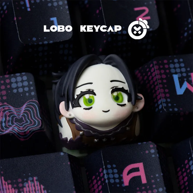 Medalist Hikaru Kamisaki Theme Mechanical Keyboard Resin Custom Artisan Keycap PC Gaming Keyboard Point Keycap DIY Collect Gift