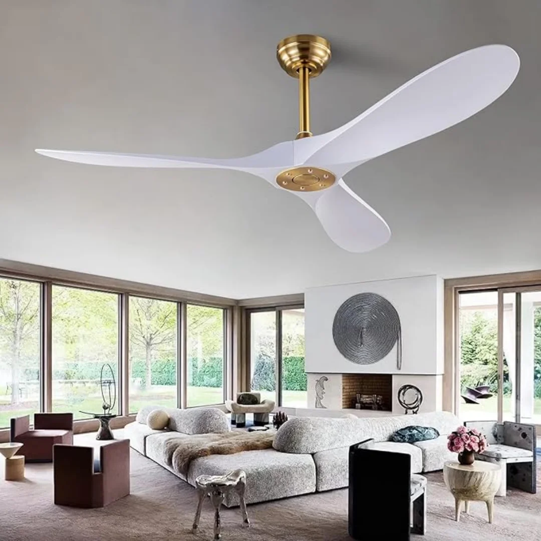 85V - 265V Big 60 Inch ABS Bland Ceiling Fan DC Motor Remote Control ventiladores para casa Ceiling Fans 6 Speeds Ventiladores