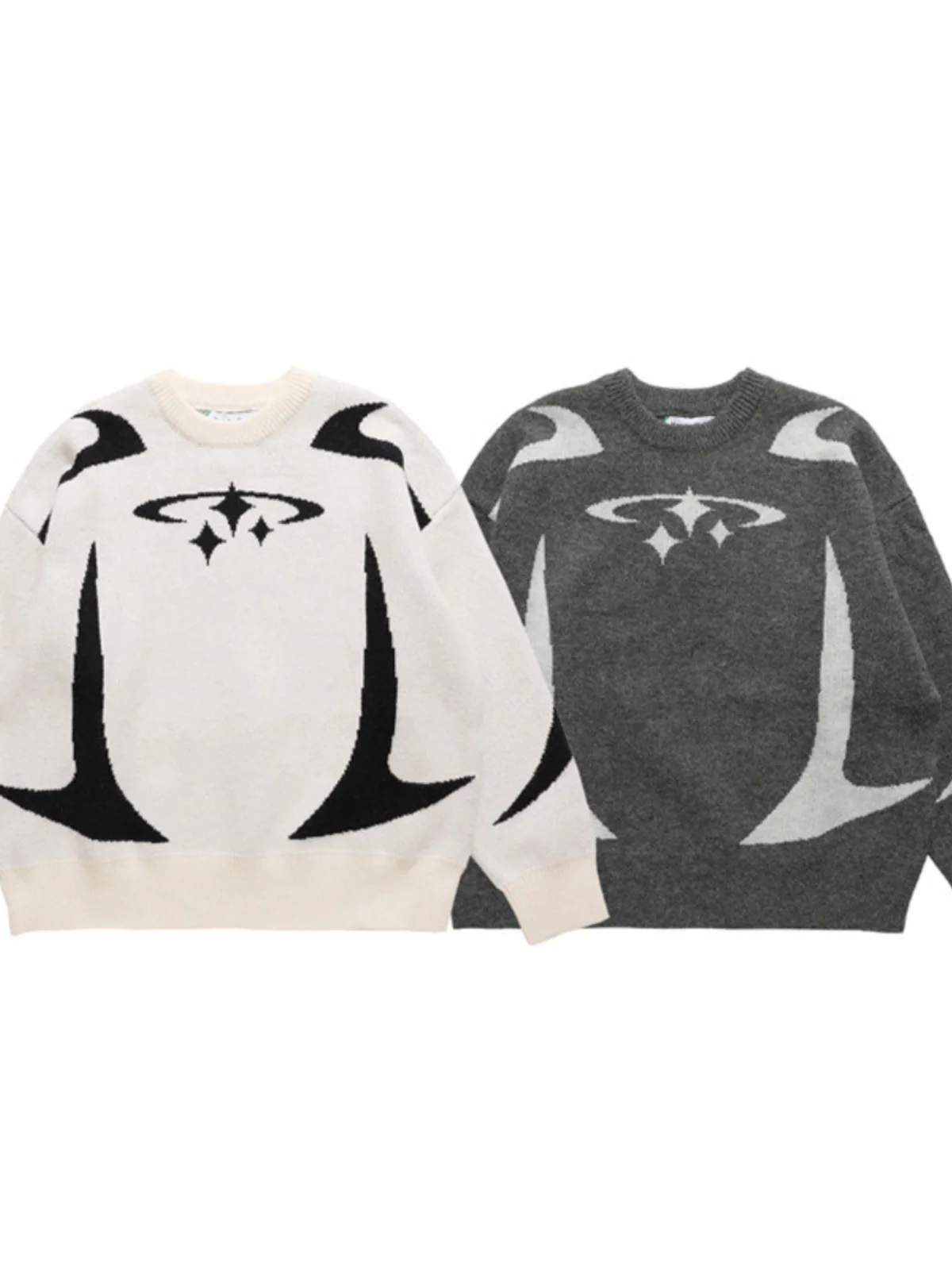 Ele Commuter Lockerer Strickpullover Overhead Design Sweet Sle Long Sve Round Ne Regular Length Women's Faion