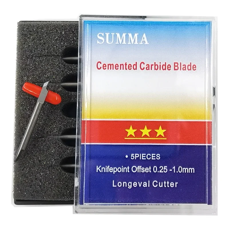 Imagem -04 - Conjunto de Lâminas de Tungstênio para Cortar Plotter Pcs Lâmina para Cortar Plotter Cortador de Vinil Modelo Summa d t 30 45 60 Graus