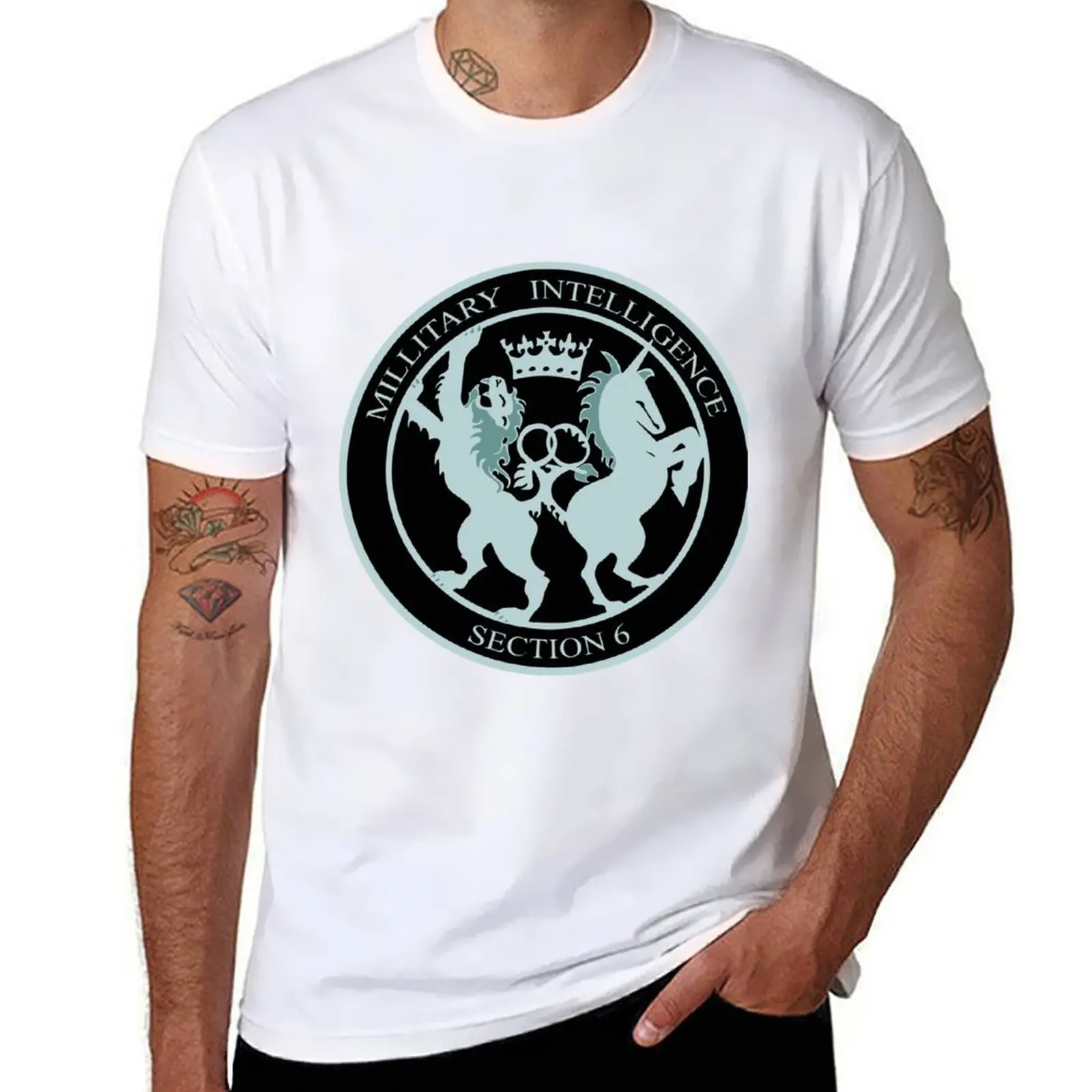 MI 6 secret services T-Shirt kawaii clothes funny costumes aesthetic clothes mens graphic t-shirts hip hop