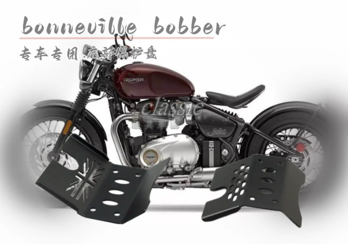 

Engine Guard Bash Skid Plate For Triumph Bobber Bonneville T100 T120 Thruxton R 1200 Street Cup Scrambler Speedmaster Speed Twin