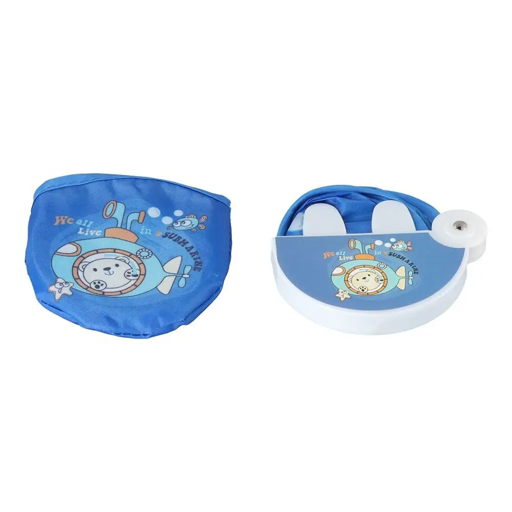 Round Japanese Style for Home,Travel Cartoon Collapsible Pocket Size Home Decor Round Fan Party Favor Foldable Fan