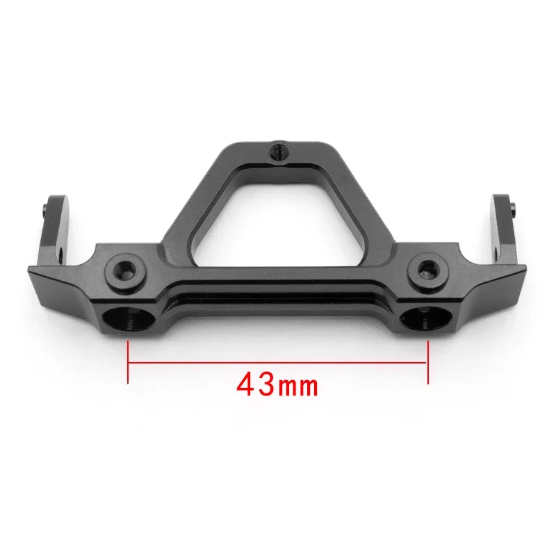 KYX Racing aleación de aluminio parachoques trasero montaje actualizaciones piezas accesorios para coche trepador de control remoto Axial SCX10