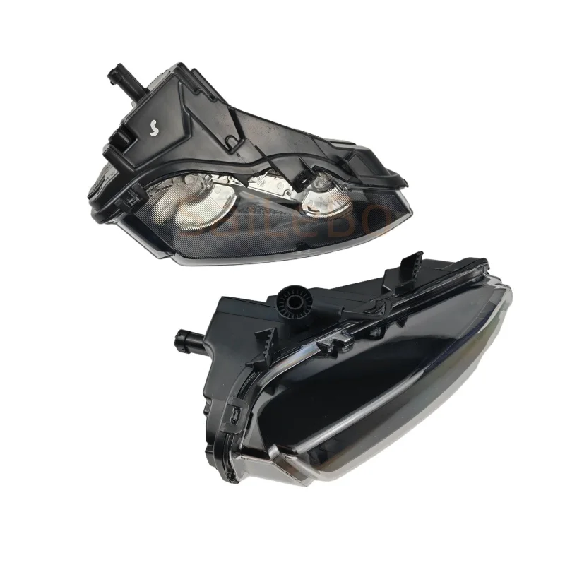 ملحقات عالية الجودة مصباح الضباب الأمامي للسيارة طبعة سوداء لسيارة لاند روفر رينج روفر إيفوك 2012 LR043664 LR043663 #3