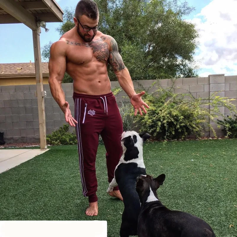 Autumn Sports Trousers Running Training Breathable Fitness Pants Fashion Nicking Leggings