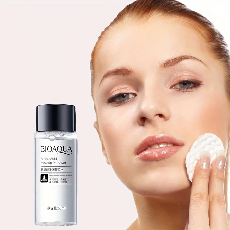 مزيل مكياج لطيف للمياه من الأحماض الأمينية - تنظيف عميق فعال للبشرة الحساسة، نسيج طازج ولطيف، سهل الشطف #3