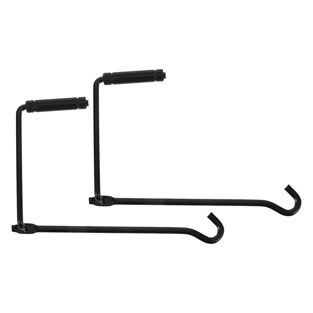 2 Pcs Car Jack Crank Hook Handle For Accessories Tool Arm Metal Tire Lifting Tools