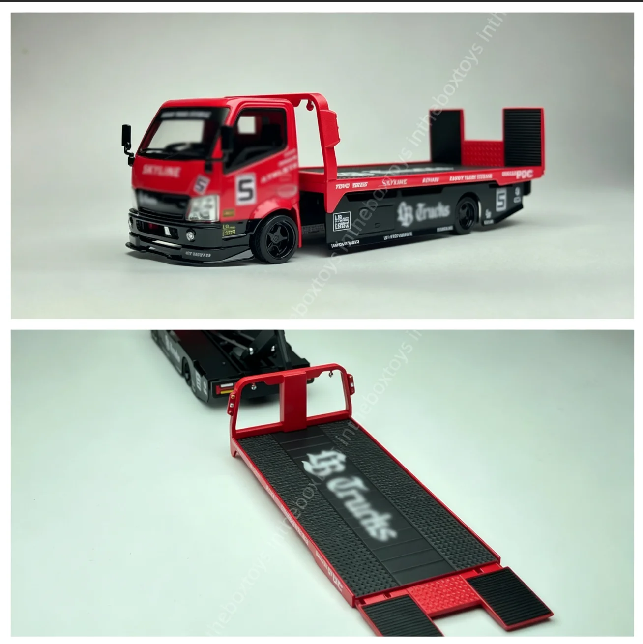 mega-gear-mg-1-64-custom-lbwk-super-silhouette-tow-truck-alloy-car-model-truck