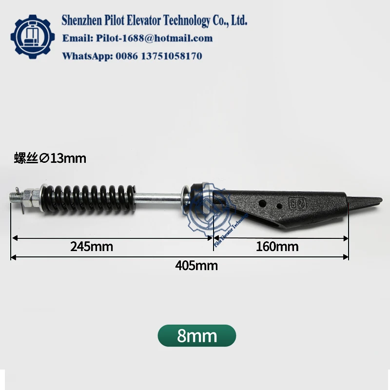 Elevator Steel Belt Rope Head Combination Elevator Wire Rope Head Combination 8mm 10mm 12mm 13mm New Lift Spare Parts