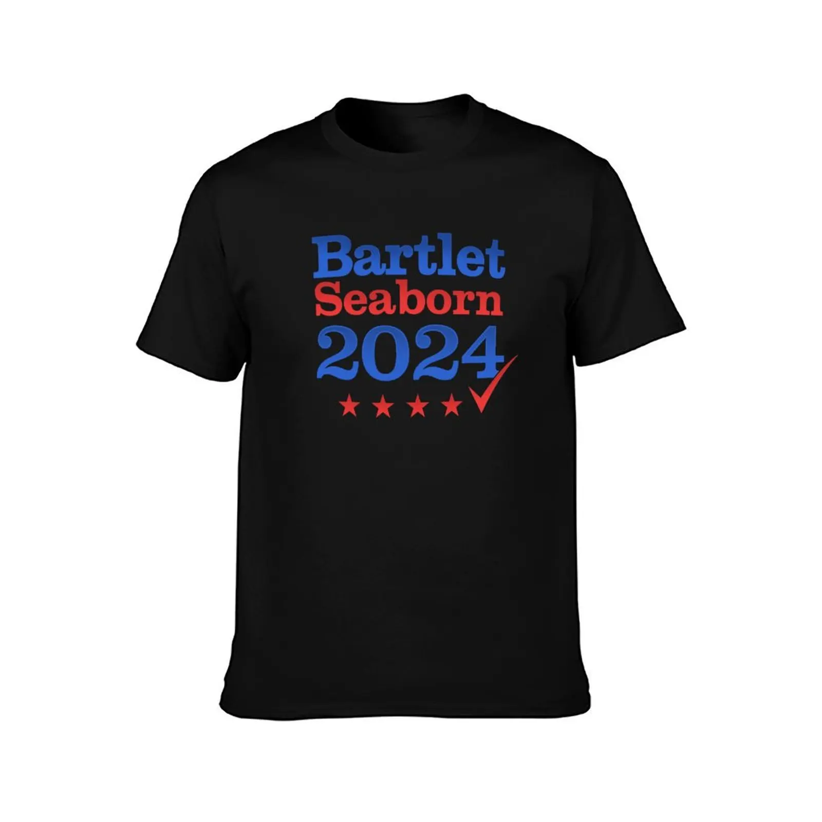 Bartlet Seaborn 2024 West Wing T-Shirt Stylish Print Short Sleeve Tee T-Shirt