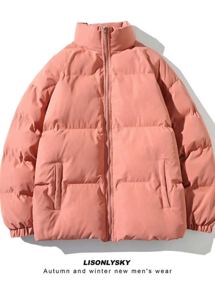 

Trendy Men's Cotton Jaet Stand Collar Body Fit Autumn Winter New Sle York Town Brand Zipper Closure Long Coat