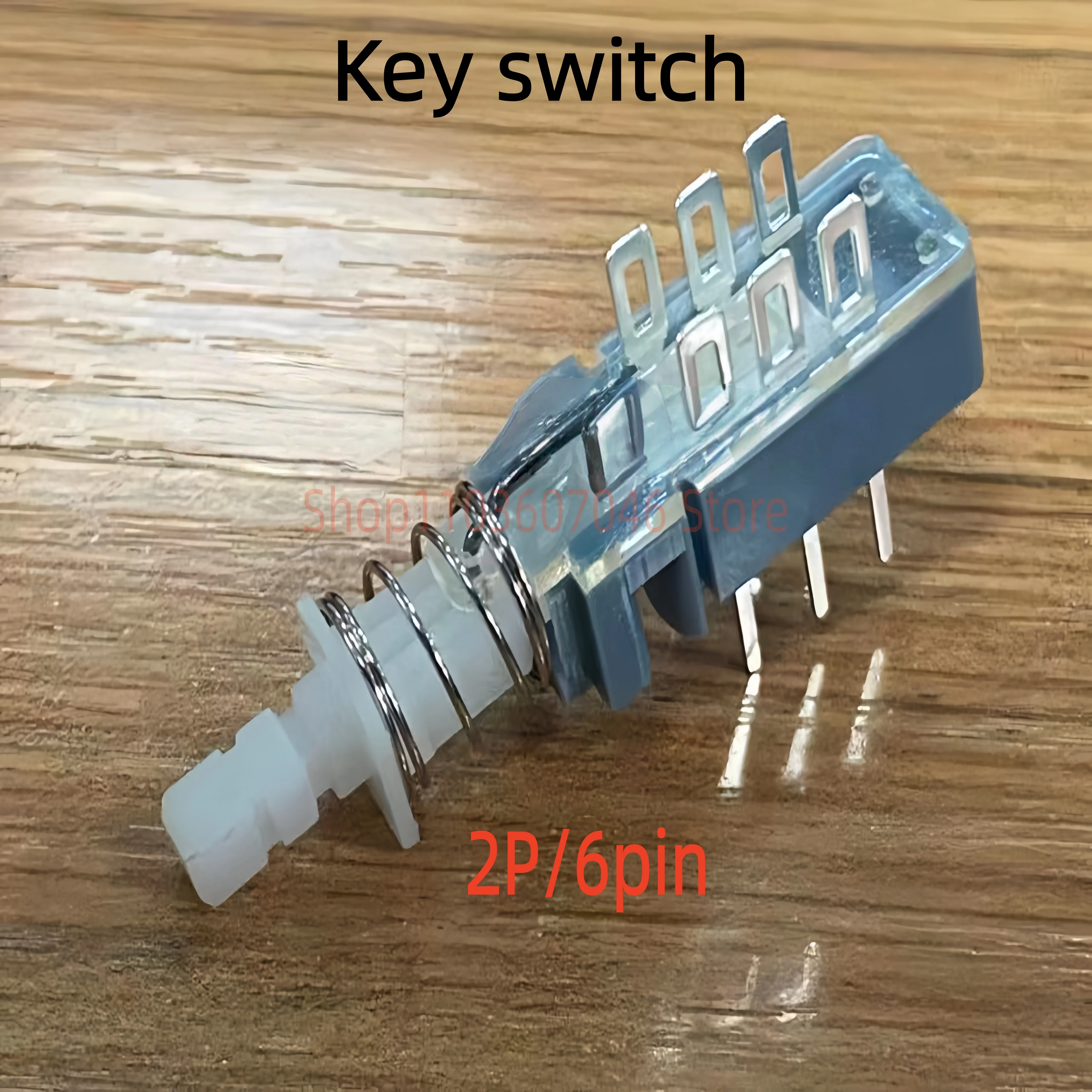 2PCS 2-knife self-locking key switch 6-pin/12-pin/18-pin/24-pin/30-pin/36-pin/48-pin dual-way key switch power switch key switch