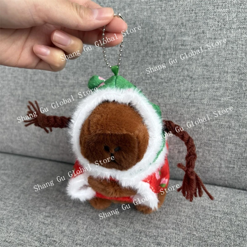 13 سنتيمتر/5.12in كابيبارا ألعاب من نسيج مخملي Kawaii معطف عسكري ظهره اكسسوارات الإبداع القطن محشوة الزخرفية دمية هدية عيد ميلاد #5