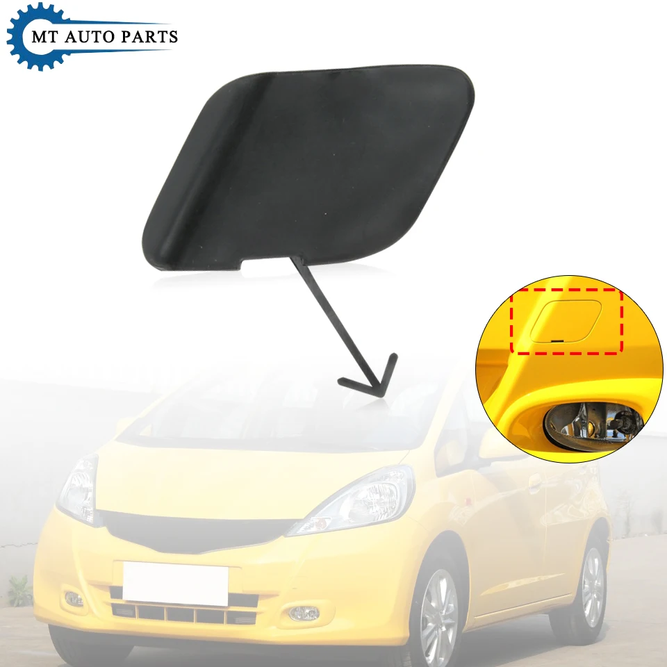 MTAP Front Bumper Towing Hook Cover Front Hauling Hook Hole Cap For HONDA FIT JAZZ 2012 2013 2014 GE6 GE8 OEM:71104-TF0-900