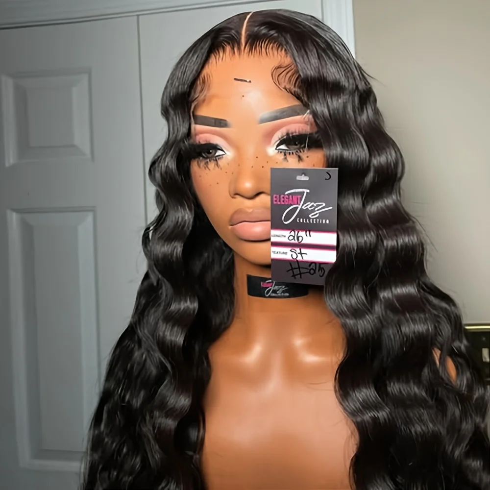 Loose Deep Wave 13x6 Lace Front Wigs Brazilian Human Hair Wigs Water Curly 13x4 HD Lace Frontal Wig Pre Plucked For Women image 5
