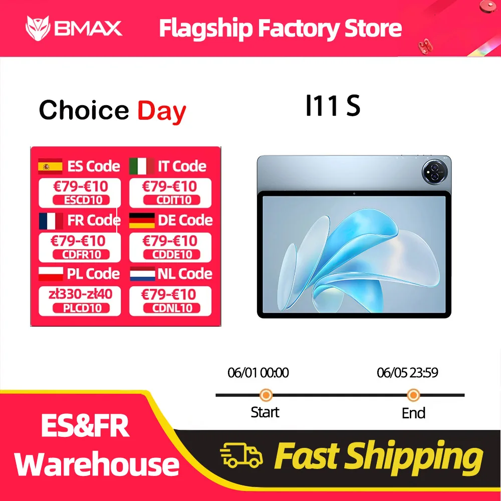 Bmax maxpad i11 s tablet android 15 11 "hd bildschirm unisoc t606 arm mail g57 4 8gb speicher 128gb
